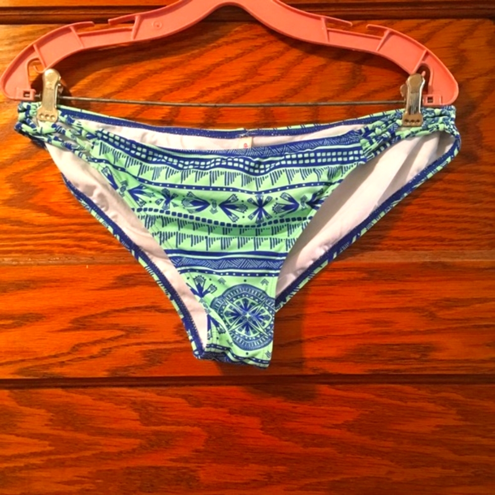 CR Geometric Printed Bikini Bottoms